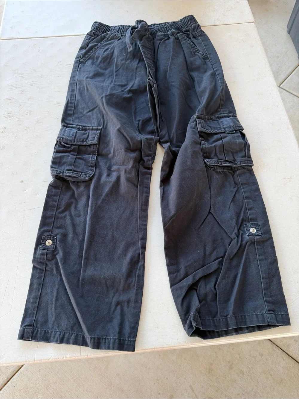 Gymboree Black Cargo Pants with Utility Pockets